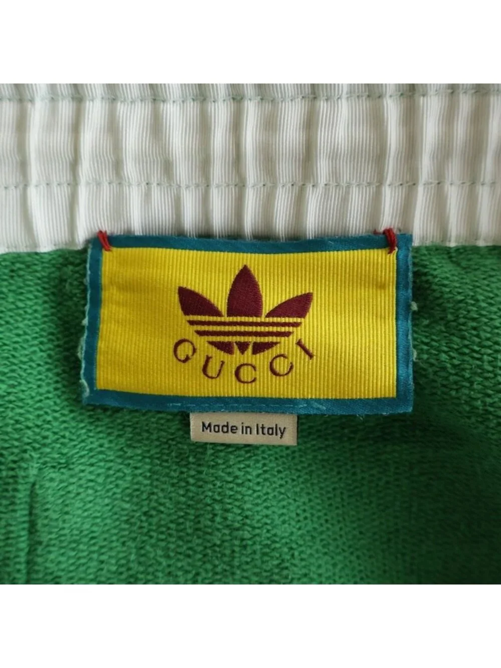 Gucci Adidas Sweat Shorts Green